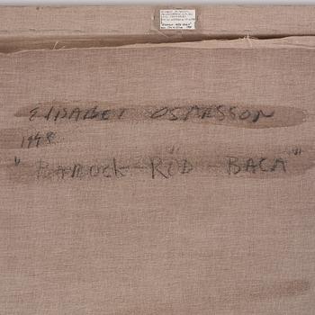 Elisabet Oscarsson, "BAROCK-RÖD-BACA".