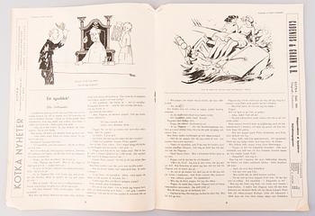 A collection 40 Garm- magazines illustrated by Tove Jansson 1942-1952.