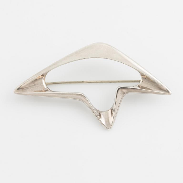 Henning Koppel, Georg Jensen, brooch, sterlingsilver, designed in 1969.