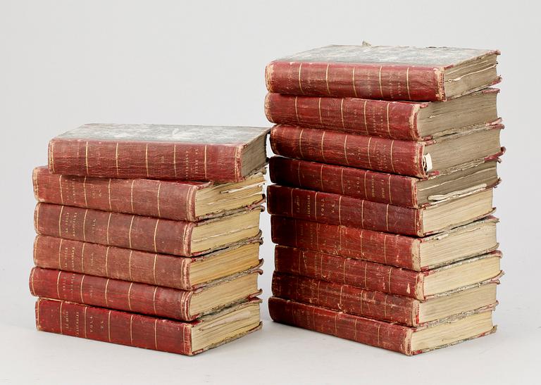 MODEMAGASIN, 15 vol, "La Belle Assemblée or Bell´s Court an Fashionable Magazine" London 1807-15.
