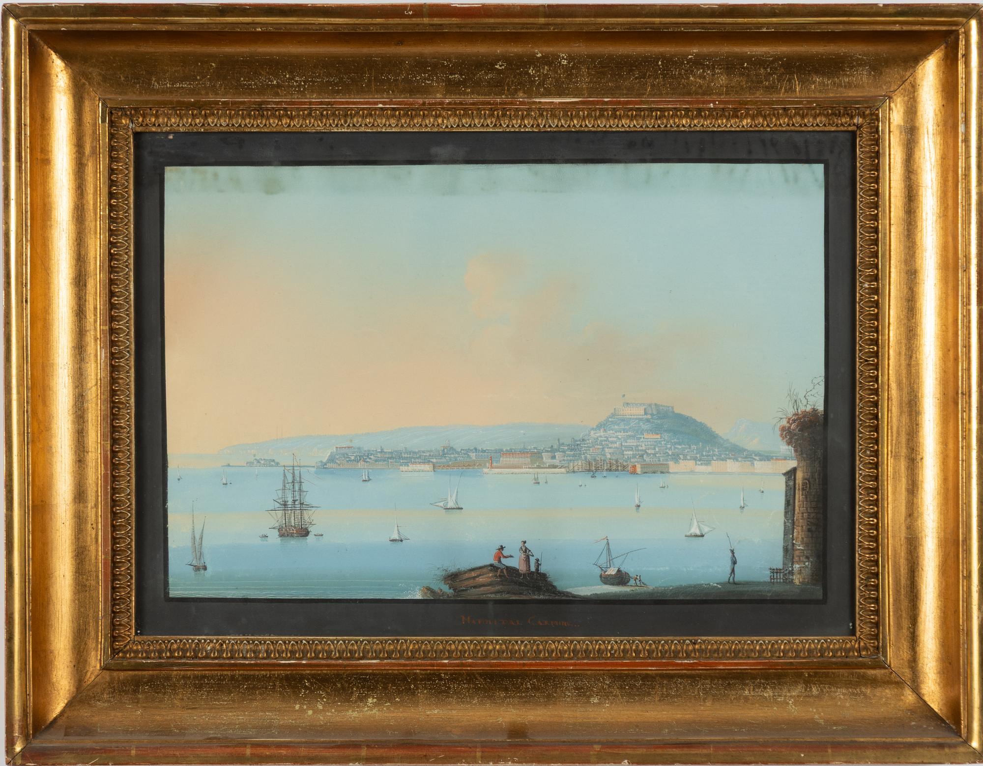 Italiensk skola, 1800-tal, "Napolidal Carmine".