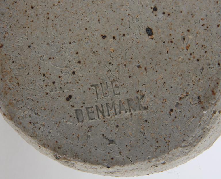 FLASKA, stengods, TUE, Danmark.