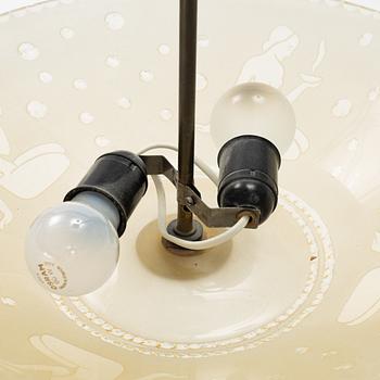 A Swedish Modern ceiling light, 1940's.