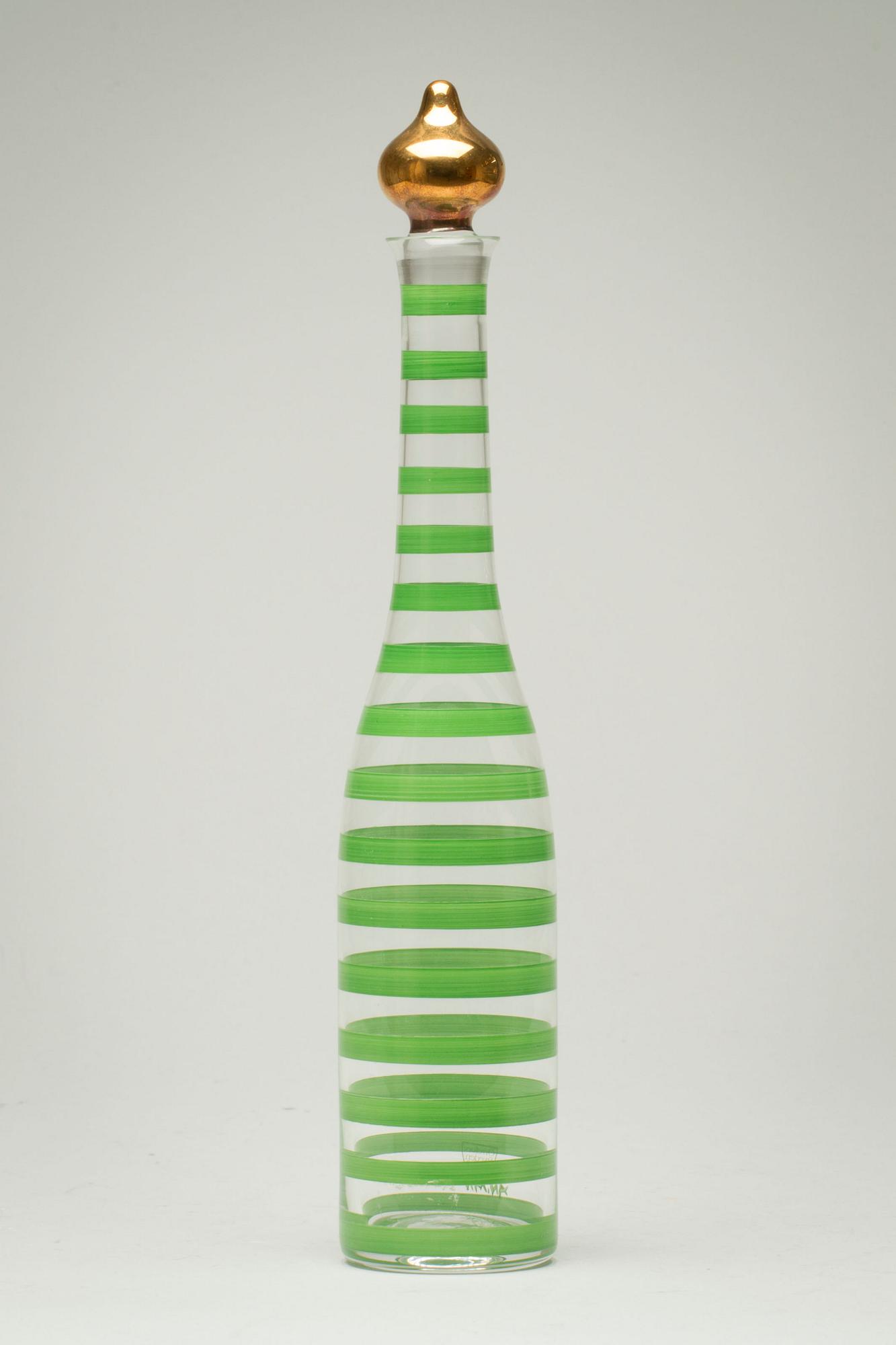 KARAFF, glas,  "Clown", Anne Nilsson, Orrefors.