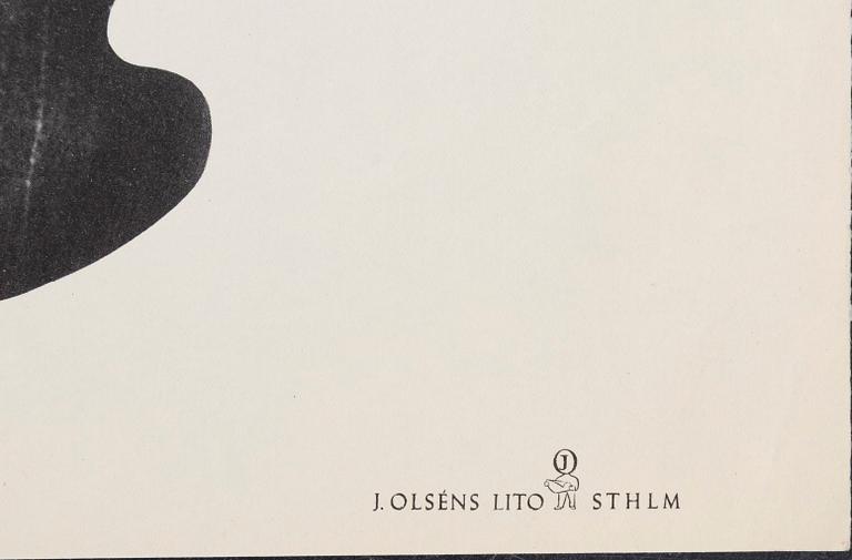 Eric Rohman, a vintage movie poster, 'Gilda', 1946.