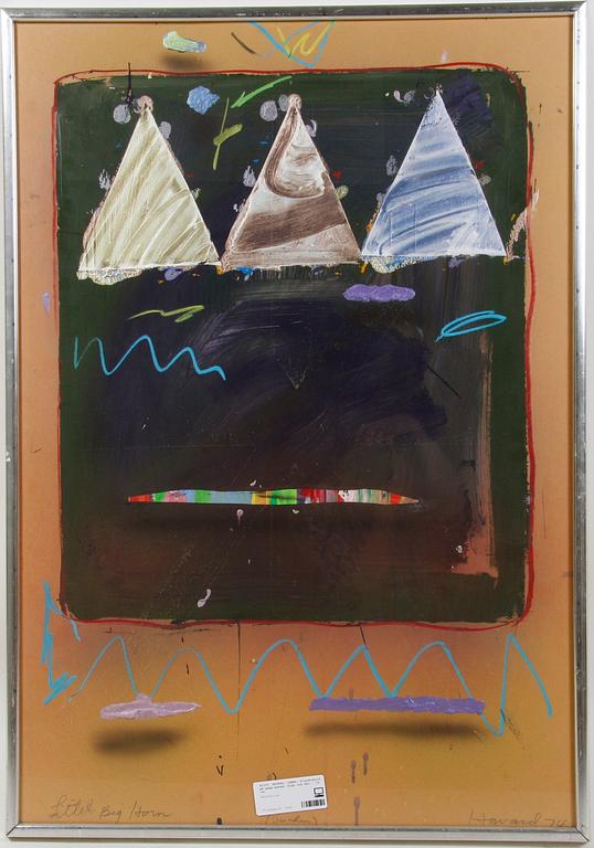 HAVARD, JAMES, blandteknik på papp-pannå. Sign och dat - 74.