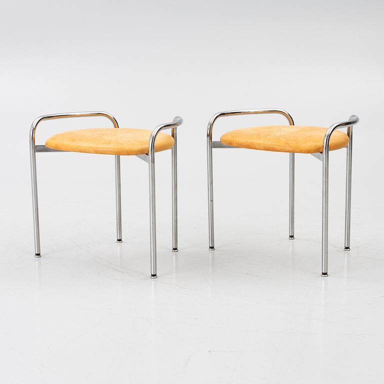 Karl-Johan Hjerling, stools, a pair, 2000s.