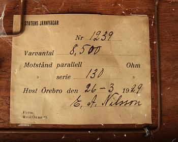 MORSETELEGRAF, L.M. Ericsson, No 4031, omkring 1900.