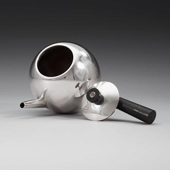 An Estrid Ericson silver teapot by Svenskt Tenn, Stockholm 1931.