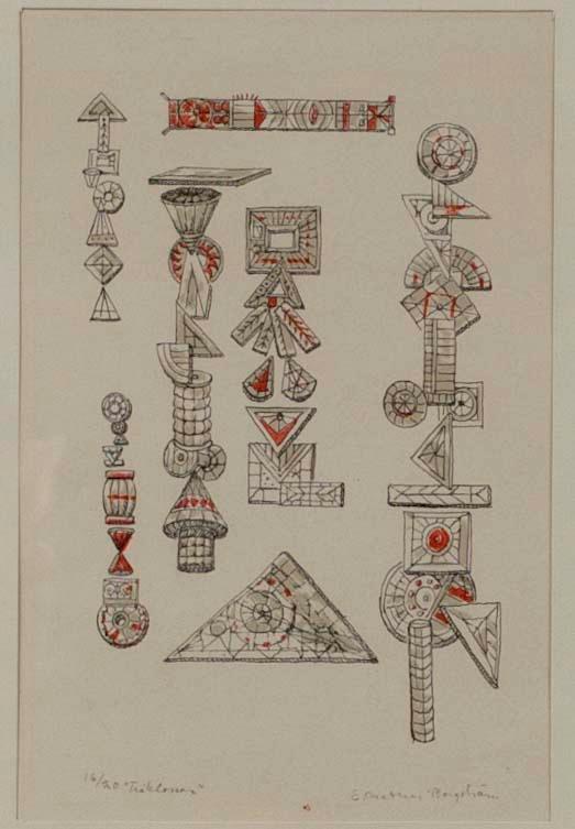 ERNST METHER-BORGSTRÖM, litografi, 16/20, sign.