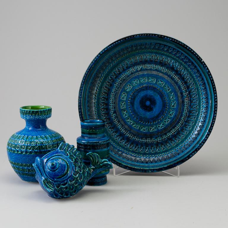 BITOSSI AND ITALICA ARS, four stoneware pieces from Italy, 1960's.