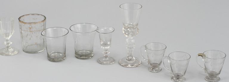 GLAS, 9 delar, 17/1800-tal.
