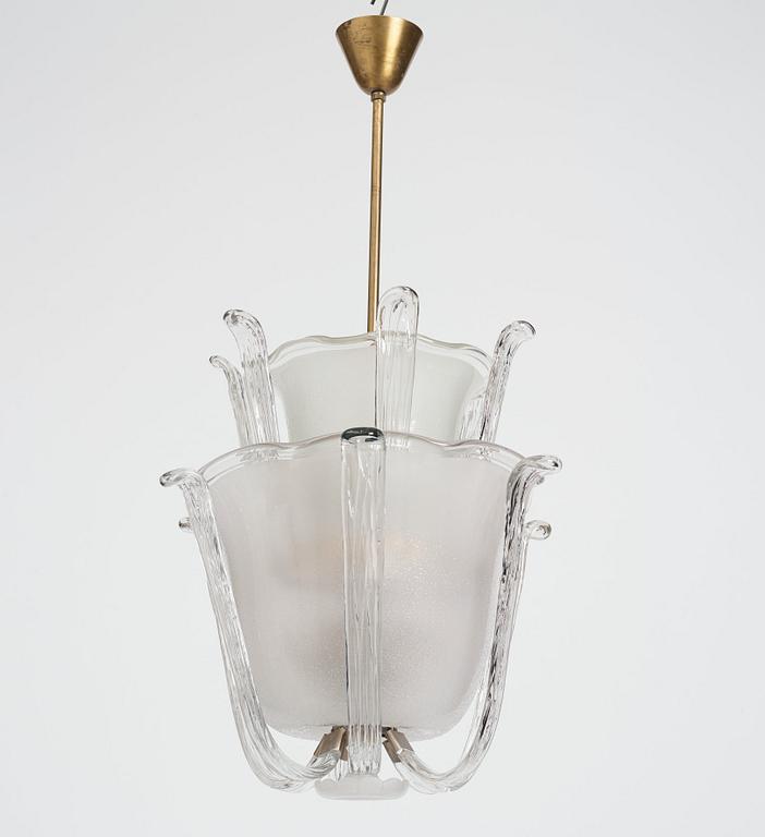 Harald Notini, a ceiling lamp, model "11372", Arvid Böhlmarks Lampfabrik, 1940s.