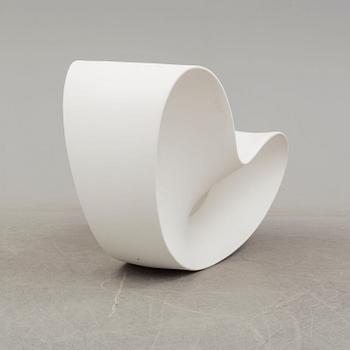RON ARAD, a white polyethylene "Voido" rocking chair for Magis.