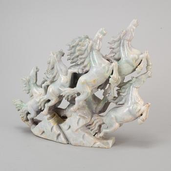 A Chinese carved sculpture, 20th century.