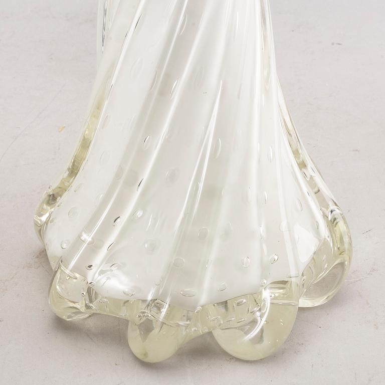 Barovier et toso, bordslampa Murano Italien 1950-tal.