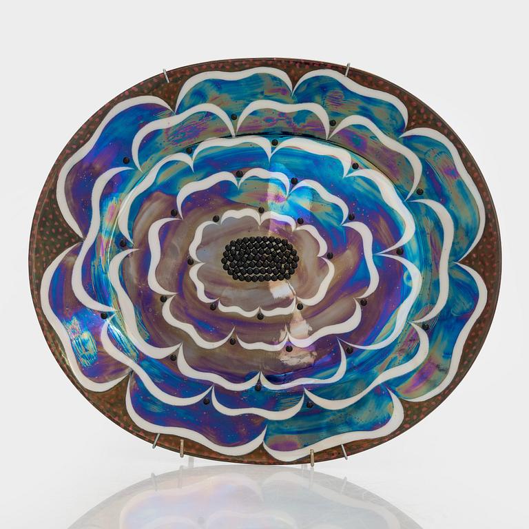 Birger Kaipiainen, koristevati, "Florence"-sarjaa, signeerattu Birger Kaipiainen, Arabia Finland.