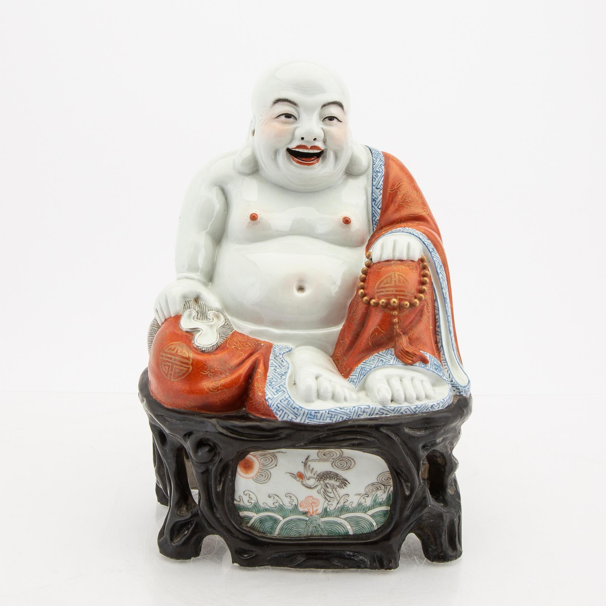 A Chinese seated Budai Republic around 1910/20.
