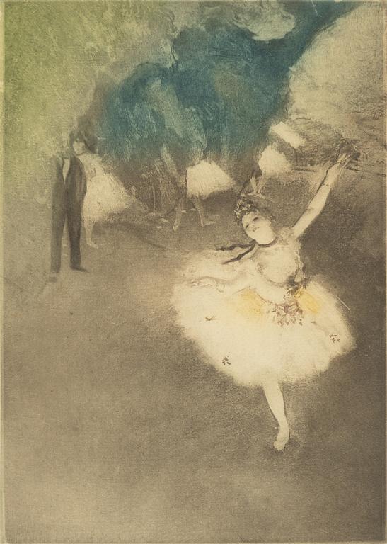 Edgar Degas, after. "Ballerina, The Star".