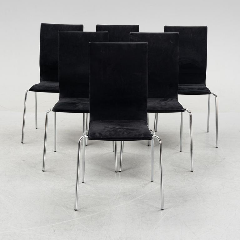 A set of six contemporary chairs, Klaessons Möbler, Tranås, Sweden.