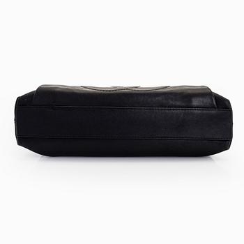 Chanel, a black caviar leather handbag, 2008-09.