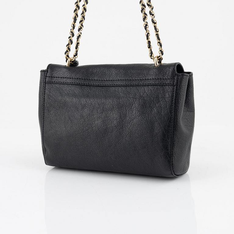 Mulberry, a black leather 'Lily' handbag.