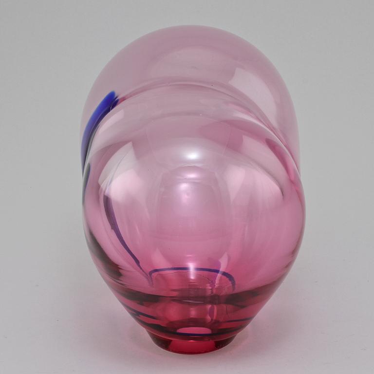 SKULPTUR, glas, Erik Höglund, Unik, Strömbergshyttan, 1988.