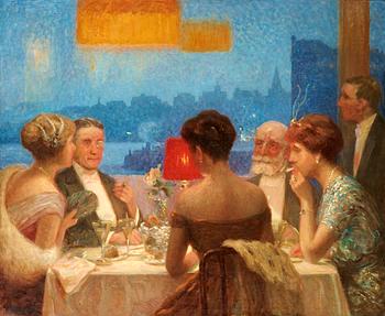112. Vilhelm Holmgren, Dinner company.