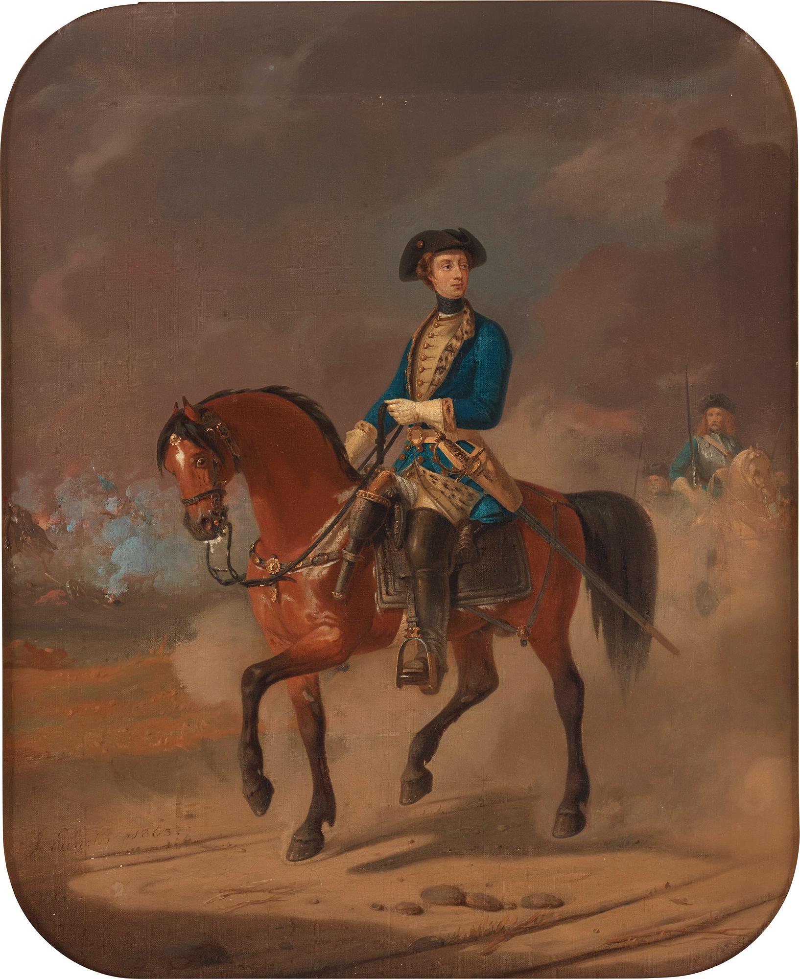 Henrik Theodor Lundh, King Carl XII (1682-1718).