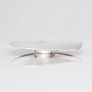 Jan Brunk, a sterling silver dish, Stockholm 1986.