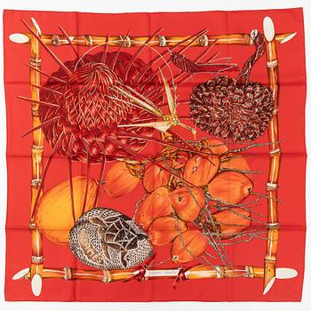 Hermès, scarf, "Jardin Créole".