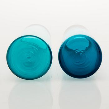 NANNY STILL, "Harlekin" DRICKSGLAS, 16 st, Riihimäen Lasi Oy, 1950-60-tal.