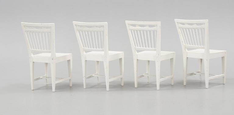 STOLAR, 2+2, Gustavianska, Ångermanland, 1800-talets första hälft.