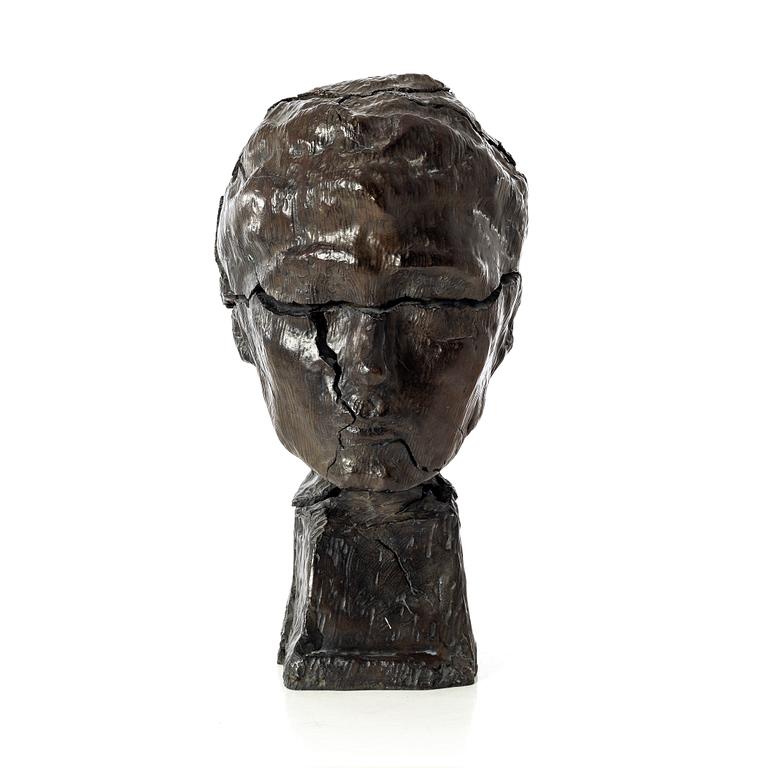 Gudmar Olovson, sculpture. Signed. Numbered. Foundry mark. Bronze, height 55 cm, length 34 cm.