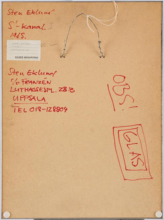 Sten Eklund, "S'kanal I".