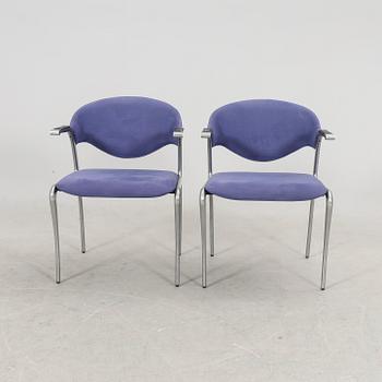 A pair of late 20th century Akaba chairs.