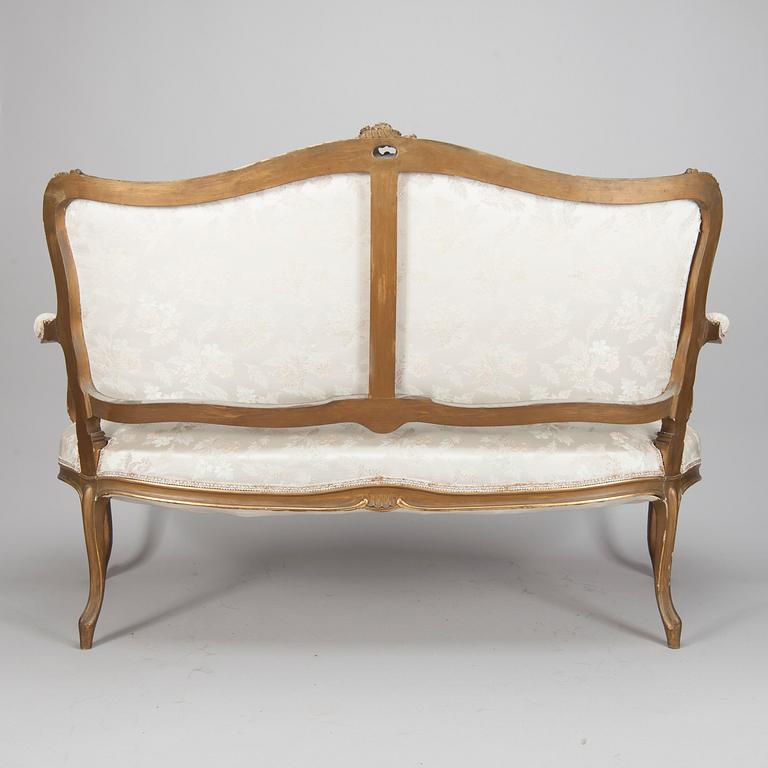 SOFFA, rokokostil, sekelskiftet 1800/1900.