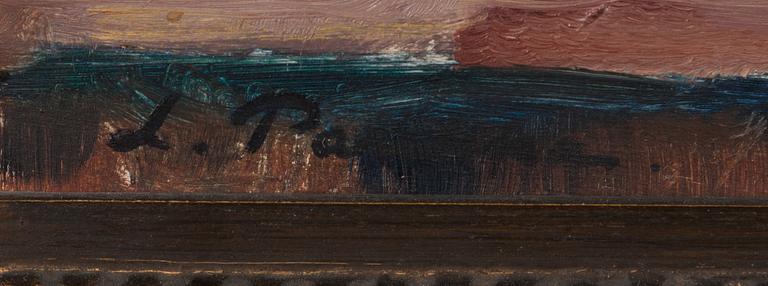 LAURI PARIKKA, oil on panel, signed.