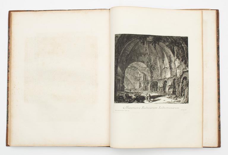 Three works by father and son Piranesi: Campus Martius, Paestum & Herculaneum.