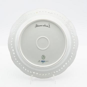 Plate Flora Danica Royal Copenhagen Denmark porcelain.