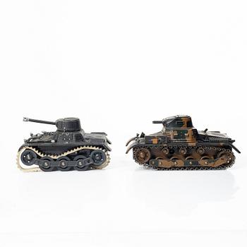 Tipp & Co & Gama, tanks, 2 pcs, Germany, 1940s.