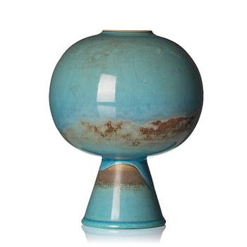 94A. Stig Lindberg, a stoneware vase, Gustavsberg Studio, 1956.