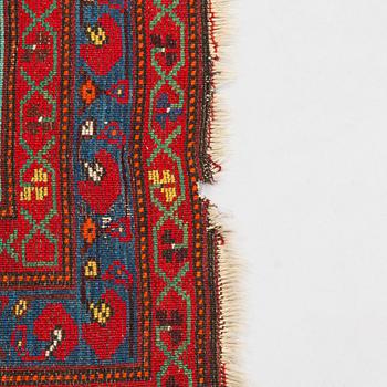 A kazak rug, south caucasus dated, ca. 201 x 135 cm.