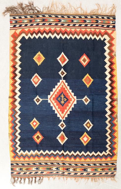 Matta Kashgai kelim antik ca 166x125 cm.