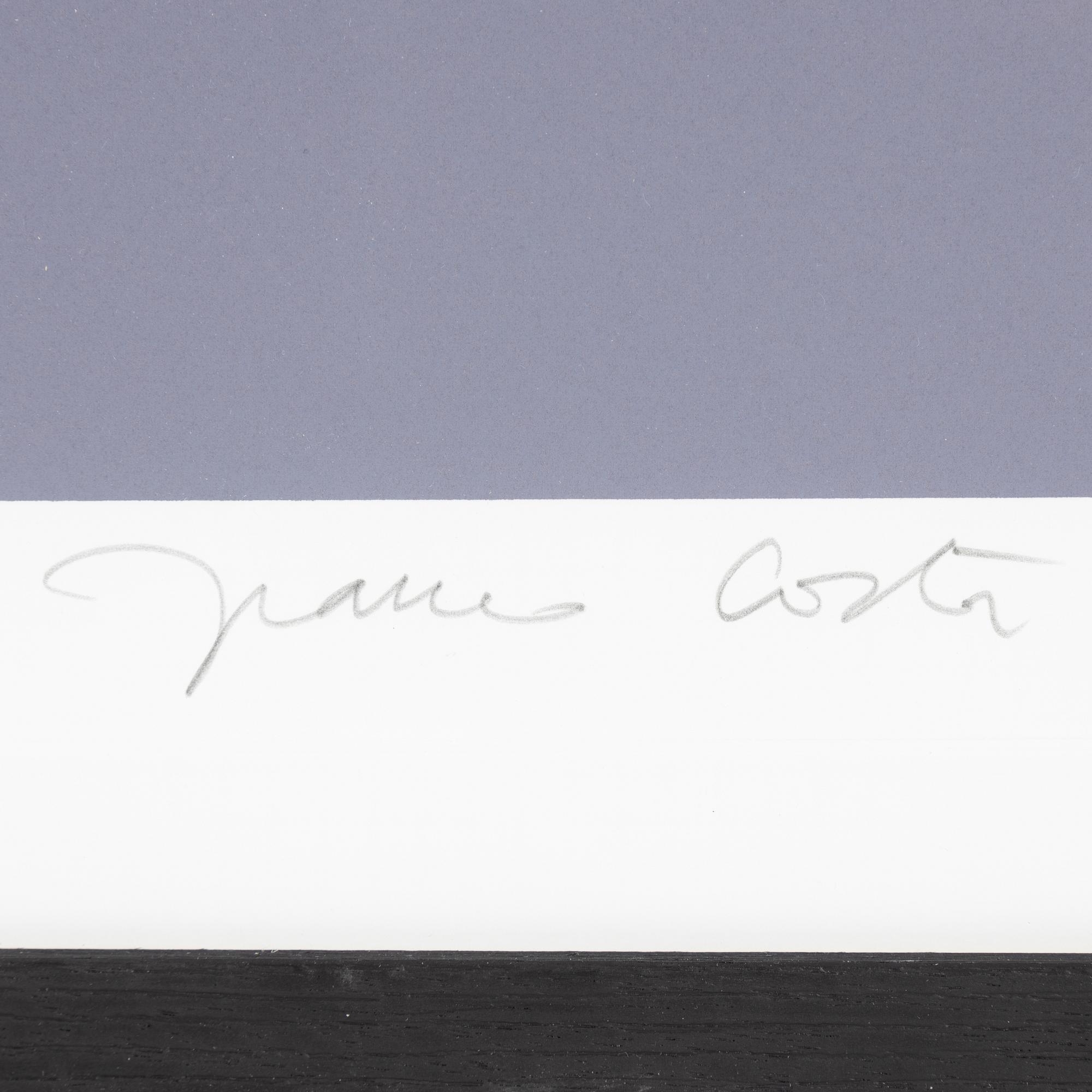 Franco Costa, silkscreen in colours, signed HC.