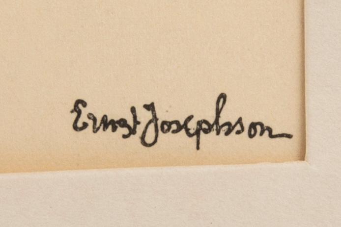 Book "Ernst Josephson's teckningar".