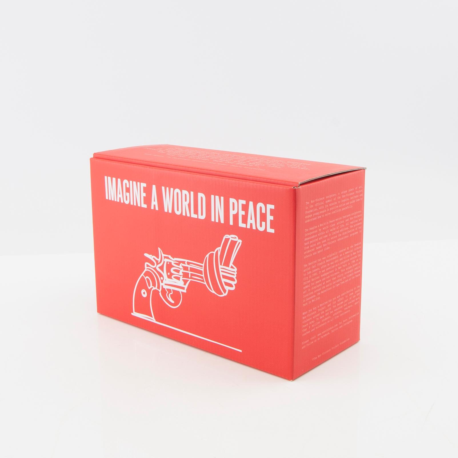 Carl Fredrik Reuterswärd, Non-Violence Project Foundation, skulptur 2017.