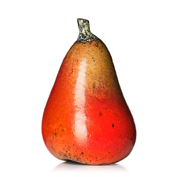 87. Hans Hedberg, a faience sculpture of a pear, Biot, France.