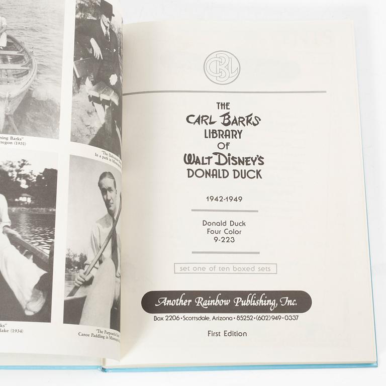 Carl Barks library, 30 volymer, Walt Disney, Another Rainbow Publishing, USA 1980-tal.