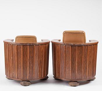 Fåtöljer, ett par, 1920-tal.